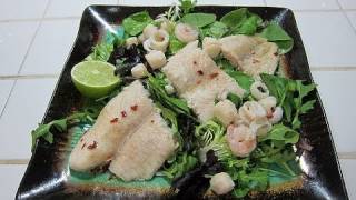 Thai Seafood Salad  Deliciously Healthy How To Recipe [upl. by Nnaitsirhc]