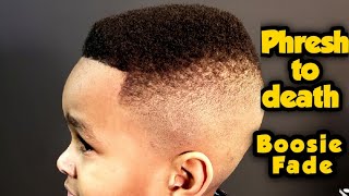 Barber Tutorial Boosie Fade [upl. by Erleena]