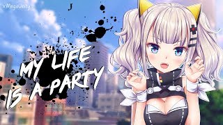 Nightcore  My Life Is A Party Remix  Lyrics [upl. by Eceinwahs842]