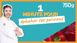 1 min pour Eplucher ses poivrons  750g [upl. by Horten]