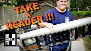 JEEP XJ HEADER PANEL REMOVAL FOR 19972001 CHEROKEES [upl. by Onitnatsnoc]