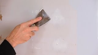 How to Fix Small Holes  Drywall Repair [upl. by Voleta]