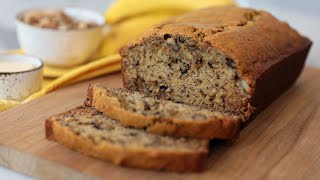 The PERFECT Banana Bread Recipe  Baking Basics [upl. by Uis]