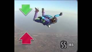 GCSE Science Revision  How Forces affect a Skydiver [upl. by Terrilyn]