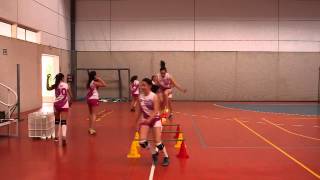 Entrenamiento Voleibol Infantil Fem [upl. by Aisined]