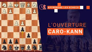 Louverture CaroKann expliquée pour les débutants aux échecs [upl. by Euqinmod]