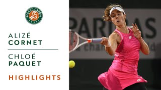 Alizé Cornet vs Chloé Paquet  Round 1 Highlights  RolandGarros 2020 [upl. by Karame]