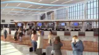 Virtual Tour of Atlantas New International Terminal [upl. by Helbon702]