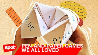 10 PenandPaper Games That Kept Us From Getting Bored in the 90s [upl. by Yspyg]