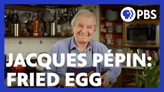 Jacques Pépin Makes a Delicious Fried Egg  American Masters At Home with Jacques Pépin  PBS [upl. by Ocirred]