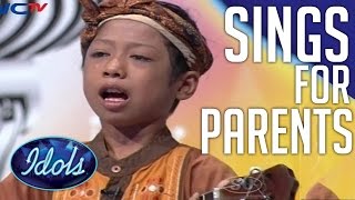 Boy Sings His Heart Out For Parents  Emotional Performance On Indonesian Idol Junior [upl. by Monroe]