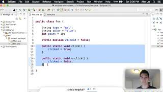 ObjectOriented Programming Java Tutorial Java OOP 71 [upl. by Firehs887]