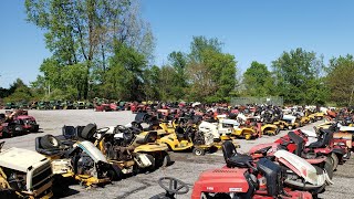 Lawn Mower Salvage Yard Greenwich Ohio Adams Small Engine [upl. by Glaser]