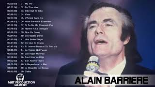 Alain Barrière Best of 2018  Alain Barriere Les Plus Belles Chanson  Meilleure playlist 2018 [upl. by Ylrrad]