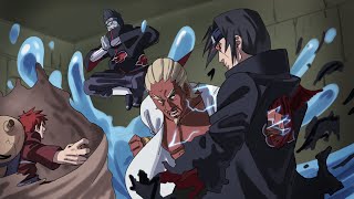 Each Akatsuki Duo vs The 5 Kage Summit [upl. by Wylde]