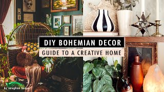 DIY BOHEMIAN DECOR  Guide To A Creative Home amp THRIFT HAUL  XO MaCenna [upl. by Repsihw531]