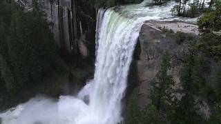 Vernal Falls July 2011  3 hikers over the Falls [upl. by Naira992]