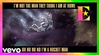 Elton John  Rocket Man Official Lyric Video [upl. by Osnofledi]