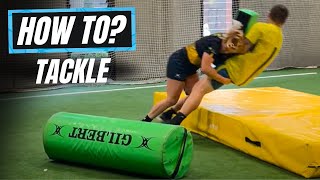 How To Tackle rugbybricks Rugby Tackling Emily Chancellor [upl. by Aneekahs]