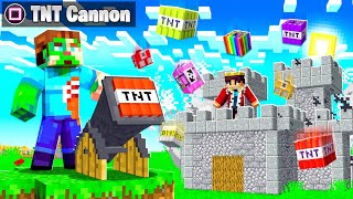 I Cheated With MODDED TNT CANNON in MINECRAFT [upl. by Freddy701]