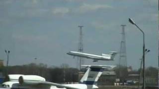 Russian Airliner Tupolev TU154 Airplane Flight Control Problems [upl. by Durston]