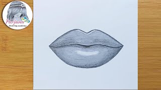 How to draw Lips for Beginners  Easy Way [upl. by Allekim980]