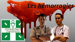 les hémorragies  2  premiers secours [upl. by Ladnyc326]