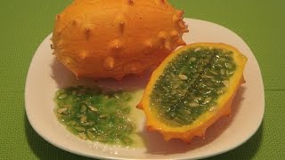 Horned Melon How to Eat Kiwano Melon [upl. by Balough]