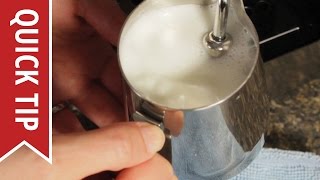 How to AutoFroth Milk for Lattes [upl. by Rothmuller514]