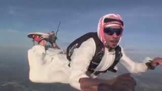 arab skydiver allahu akbar [upl. by Adrell332]