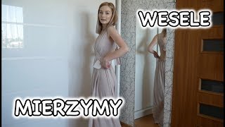 MIERZYMY  sukienki na wesele  PAULINA 👗 [upl. by Rozina]