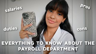 HR PAYROLL DEPARTMENT EXPLAINED  salary duties education amp more [upl. by Aina171]