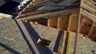 Two Different Examples For Installing Home Addition Roof Sheathing – Soffit and Exposed Rafter Eaves [upl. by Kellda]