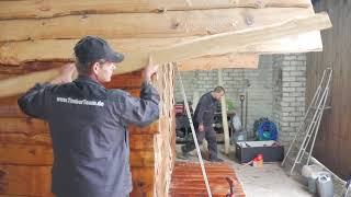 Gartenhaus Hütte Hobbithaus selber bauen TimberTeam Bausatz [upl. by Aurilia]