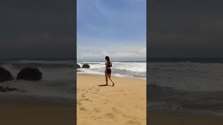 Varkala Beach  Biggini Shoot  Kerala  Anushka Ginni  Indian Traveller [upl. by Menard]