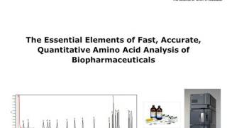 Fast Accurate Quantitative Amino Acid Analysis [upl. by Gurtner]