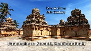 Mandya Panchakuta Basadi Kambadahalli Mandya tourism Karnataka tourism  Panchakuta Jain Basadi [upl. by Etteniuqna]