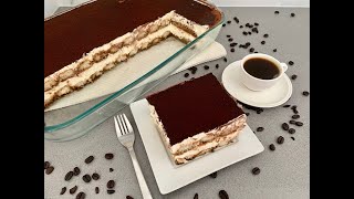 TIRAMISU RECIPE WITHOUT EGGS EASY TIRAMISU RECIPE [upl. by Saberhagen195]