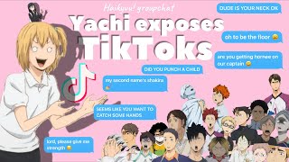 Haikyuu Yachi exposes TikToks 💅Day 3 [upl. by Zohar]