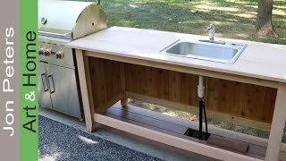 Build an Outdoor Kitchen Cabinet Part 1 [upl. by Inuat]