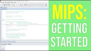 Starting Up MARS  MIPS Tutorial [upl. by Eustatius658]