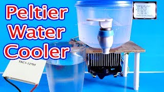 Water Cooler Using peltier module  How to make [upl. by Inajna]