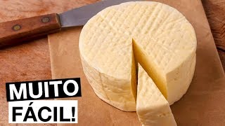 FAÇA QUEIJO CASEIRO SÓ COM 3 INGREDIENTES [upl. by Pearse]