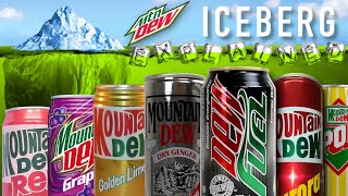 Mtn Dew Flavor Iceberg  From Most To Least Known [upl. by Stacee491]