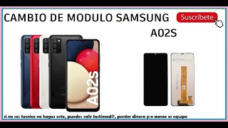 🤪 Cambio de Modulo Samsung A02s 👉 sanmar 👈 Como desmontar y cambiar la pantalla del A02 A025 [upl. by Parrie]