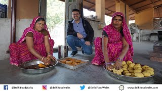 UDAIPUR MEWAR Food Tour MILLET Tikki amp Pancake  Dhokla PANIYE BAATI  Makki ki RAABDI  Thali [upl. by Everara936]