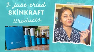 SKINKRAFT REVIEW ll BEST PRODUCT ll SKINKRAFT KIT ll HOW TO USE SKINKRAFT PRODUCTS l khushikashyap [upl. by Chesney]