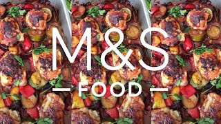 Chris Mediterranean Chicken Traybake  Cook With MampS FOOD [upl. by Necyrb]