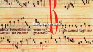 Gregorian chant  Deum verum [upl. by Marsiella]