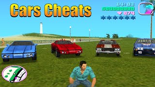 GTA Vice City Cars Cheats All Cars Cheat Codes [upl. by Corrina689]